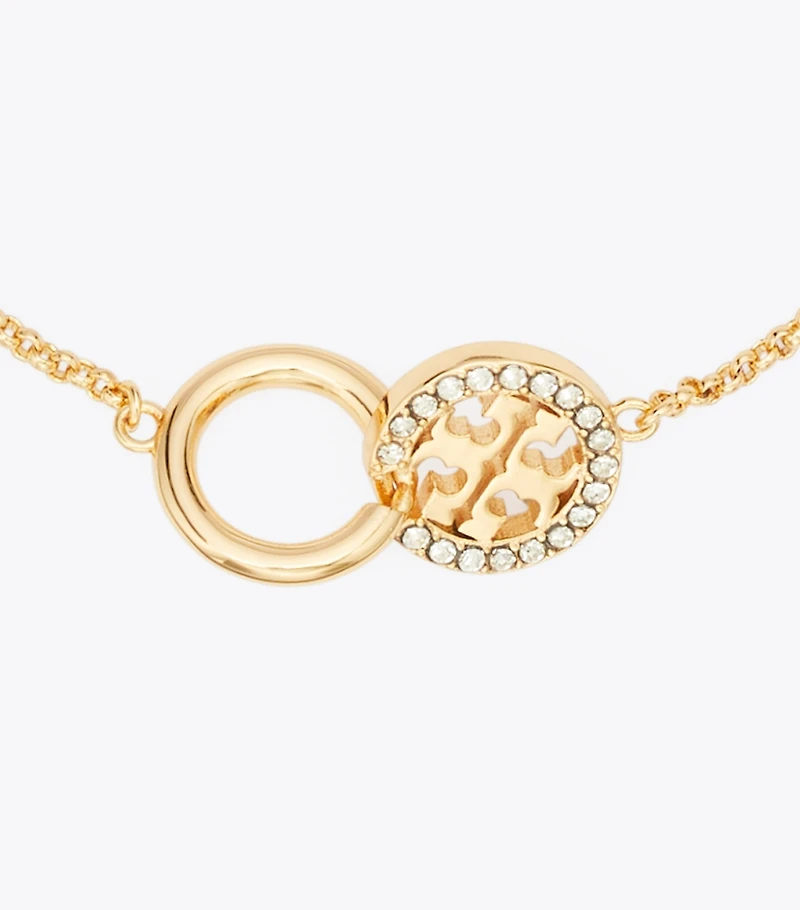 Icon Pavé Interlocking Chain Bracelet