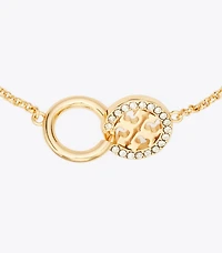 Icon Pavé Interlocking Chain Bracelet