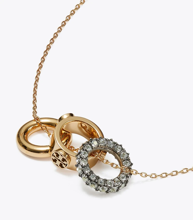 Icon Pavé Necklace and Earring Set