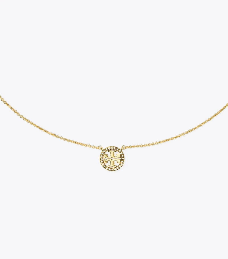 Icon Pavé Pendant Necklace