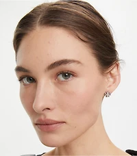 Icon Pavé Stud Earrings