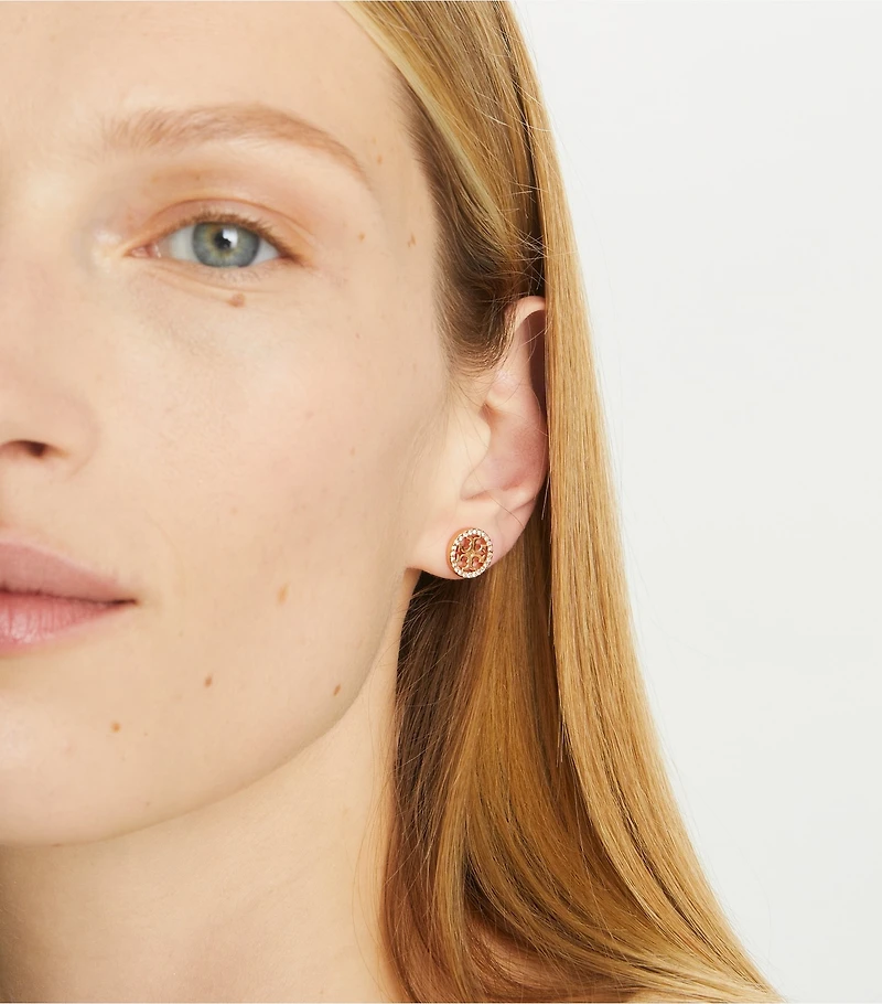 Icon Pavé Stud Earrings