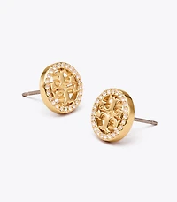 Icon Pavé Stud Earrings