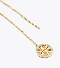 Icon Pavé Threader Earrings