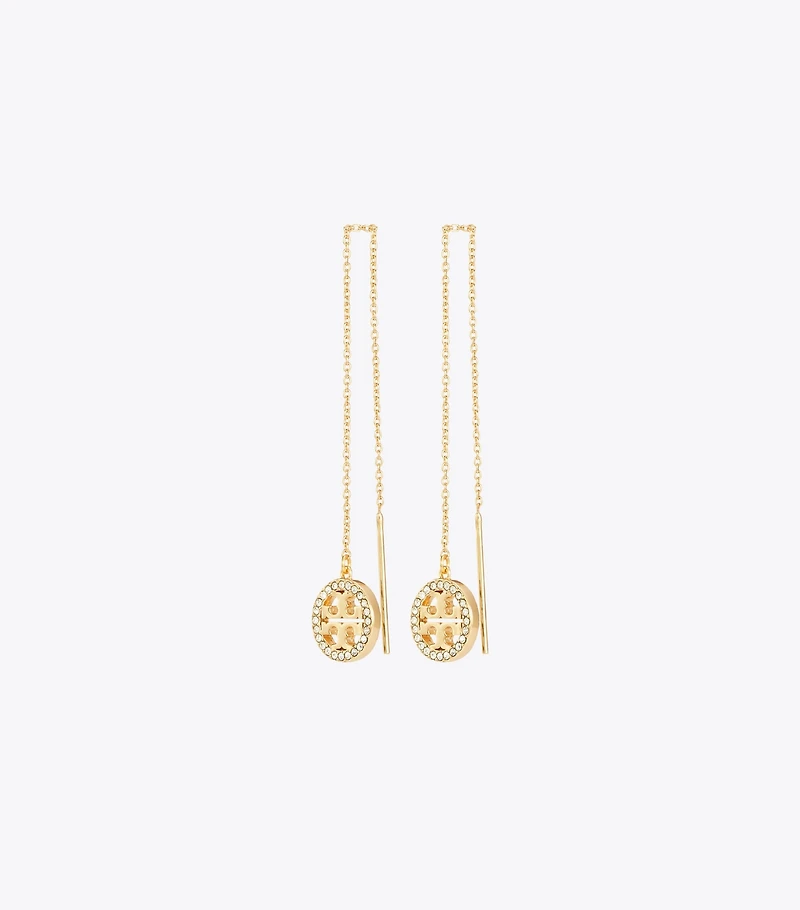 Icon Pavé Threader Earrings