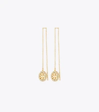 Icon Pavé Threader Earrings