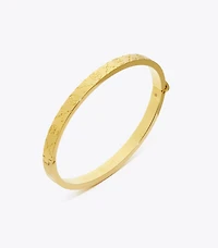 Icon T Monogram Thin Hinge Bracelet