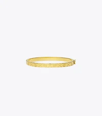 Icon T Monogram Thin Hinge Bracelet