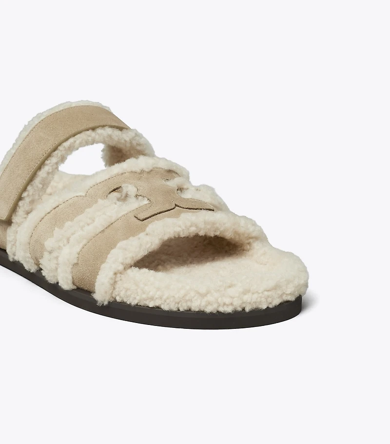 Ines Shearling Sport Slide