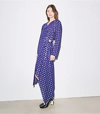 Jacquard Wrap Dress