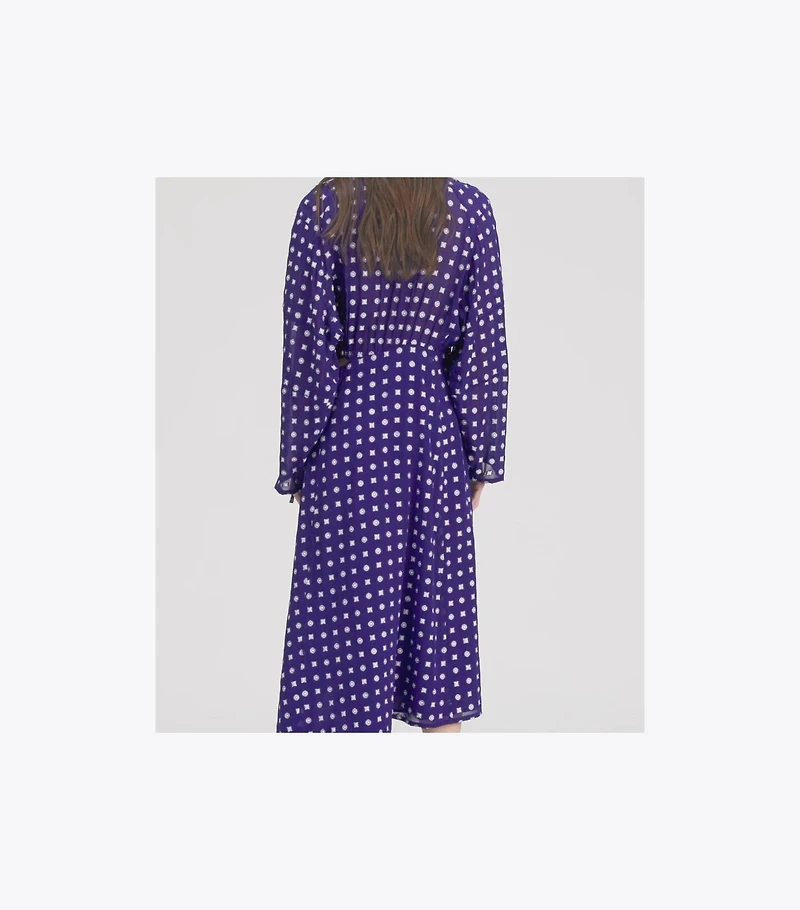 Jacquard Wrap Dress