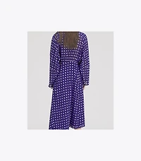 Jacquard Wrap Dress