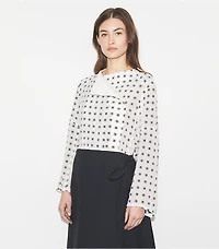 Jacquard Wrap Top