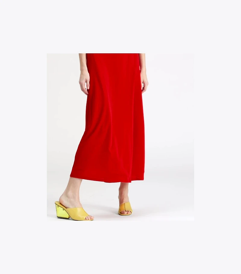 Jersey Crepe Wrap Skirt