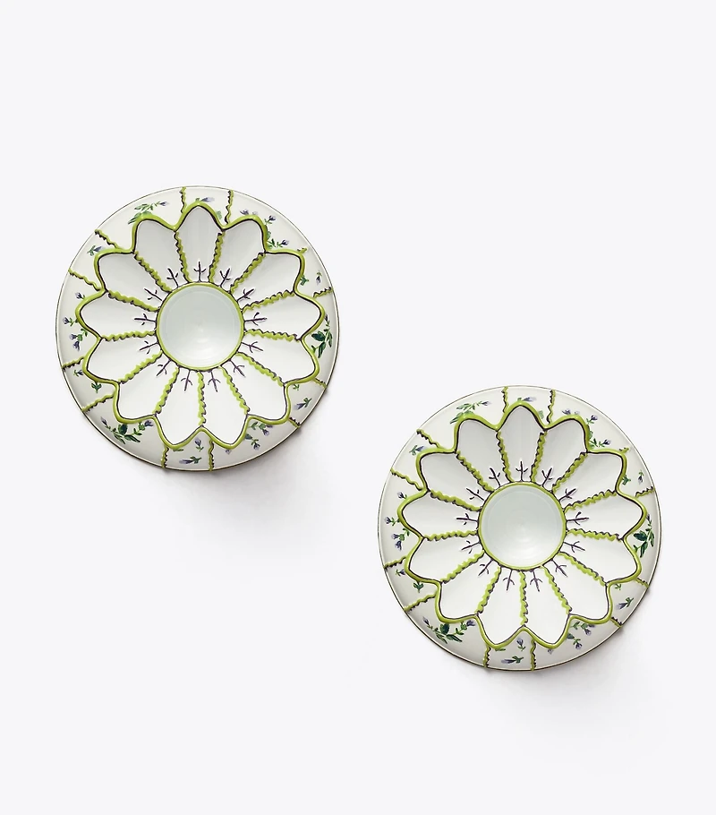 Jolie Fleur Candlesticks, Set Of 2