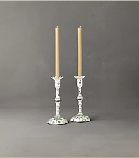 Jolie Fleur Candlesticks, Set Of 2