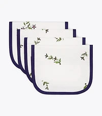 Jolie Fleur Cocktail Napkin, Set of 4