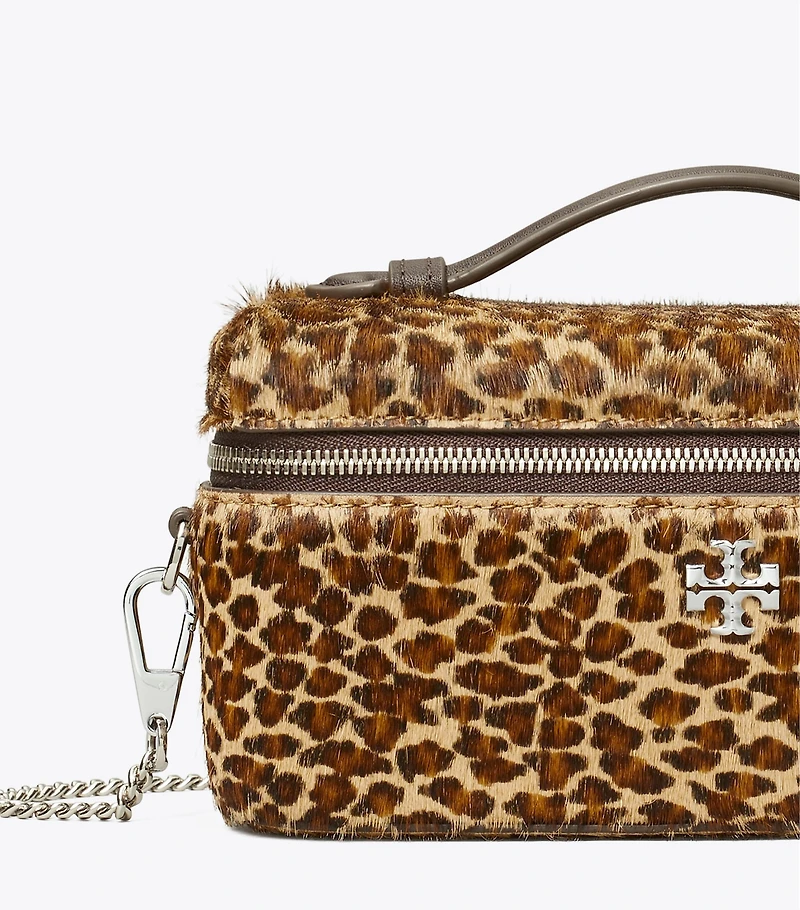 Kira Calf Hair Vanity Case