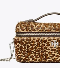 Kira Calf Hair Vanity Case