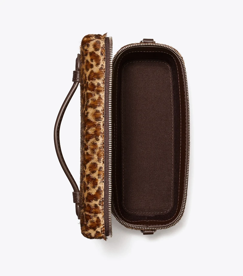 Kira Calf Hair Vanity Case