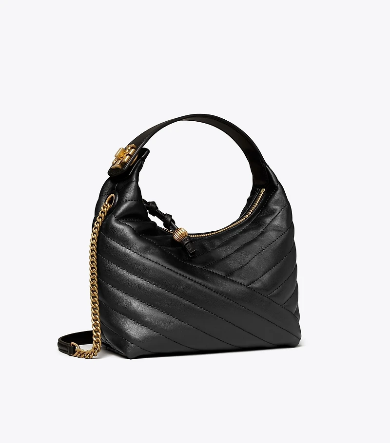 Kira Chevron Crescent Bag