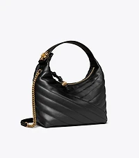 Kira Chevron Crescent Bag