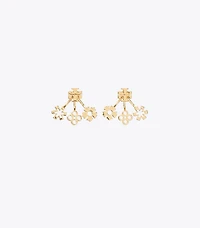Kira Clover Front-Back Earring