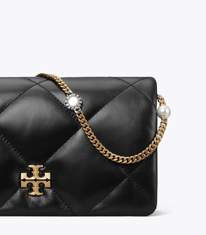 Kira Diamond Quilt Charm Crossbody