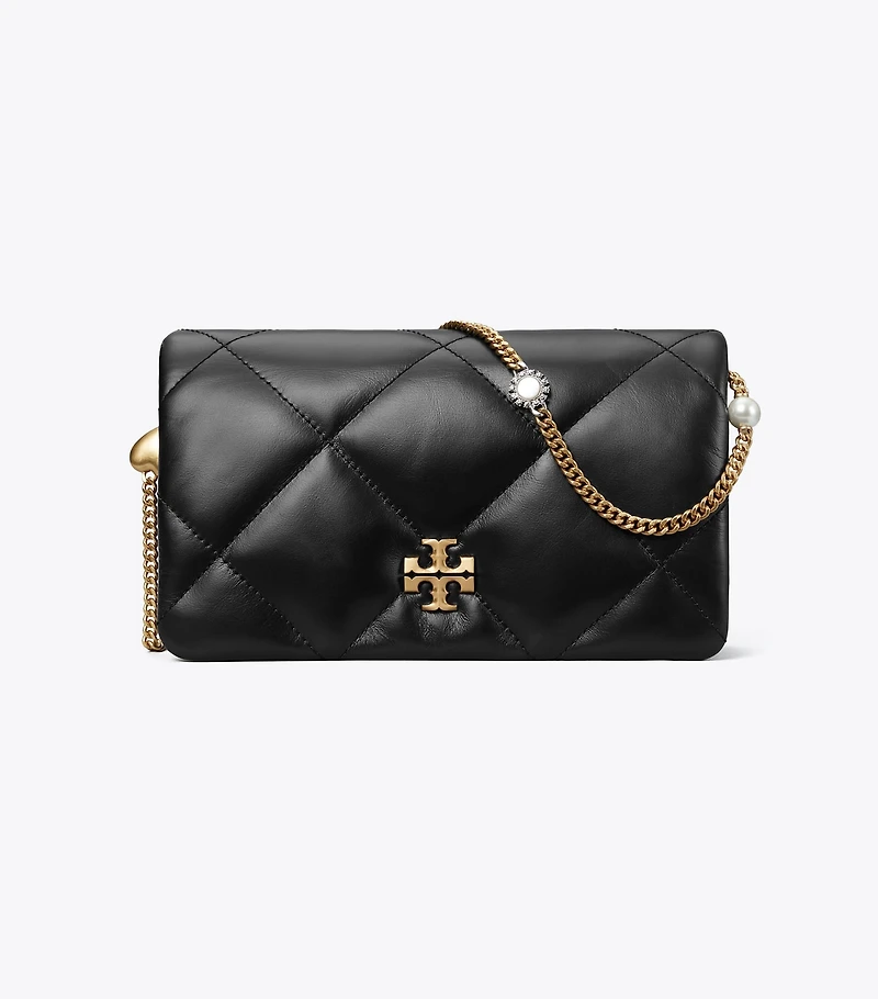 Kira Diamond Quilt Charm Crossbody