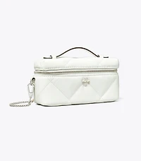 Kira Diamond Quilt Distressed Charm Vanity Case