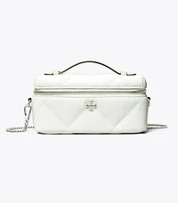 Kira Diamond Quilt Distressed Charm Vanity Case