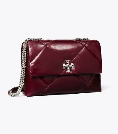 Kira Diamond Quilt Distressed Shoulder Bag