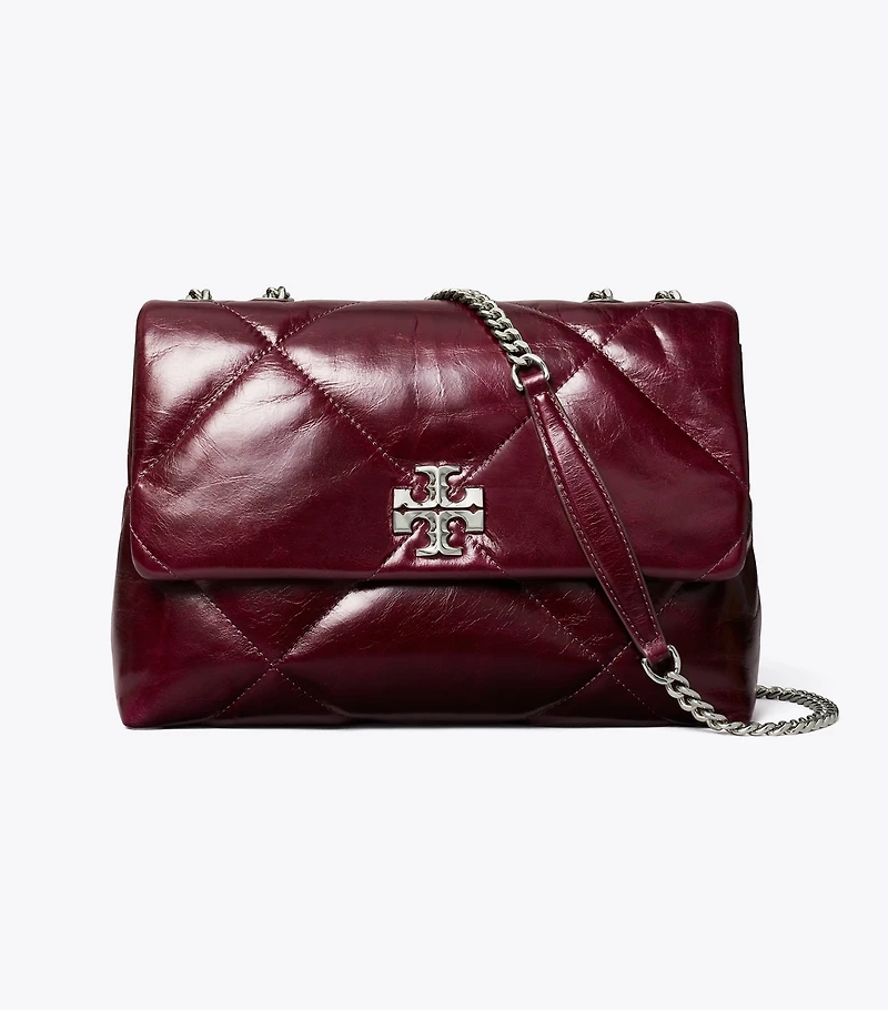 Kira Diamond Quilt Distressed Shoulder Bag