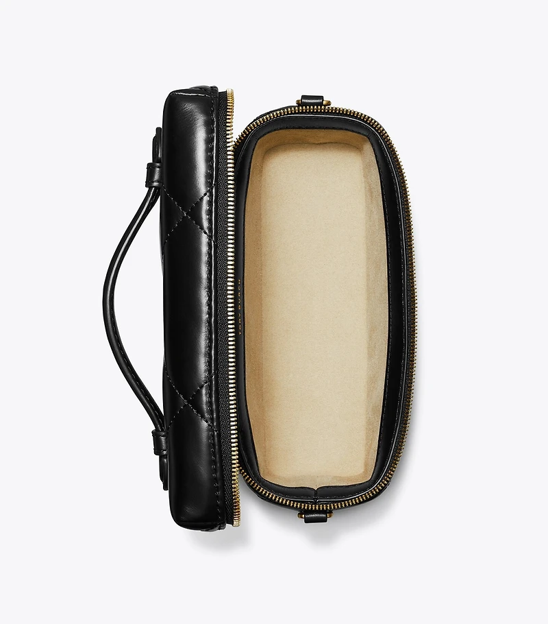 Kira Diamond Quilt East-West Vanity Case