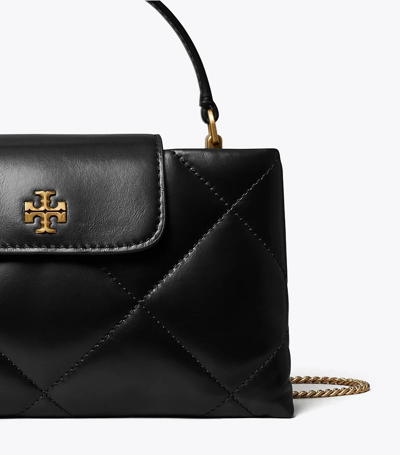 Kira Diamond Quilt Top-Handle Bag