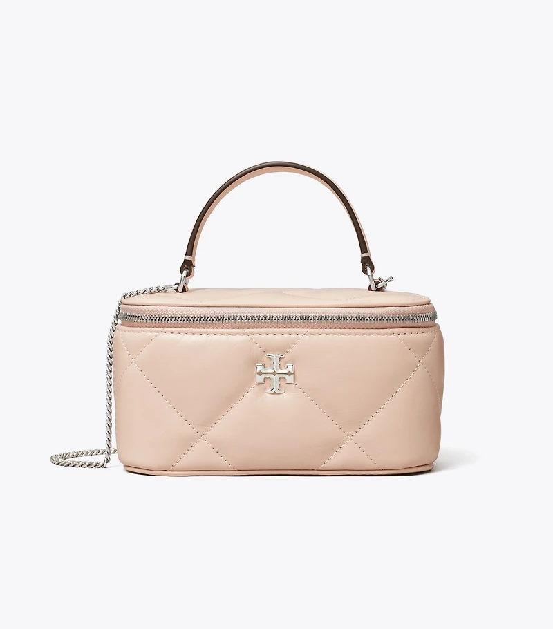 Kira Diamond Quilt Vanity Case