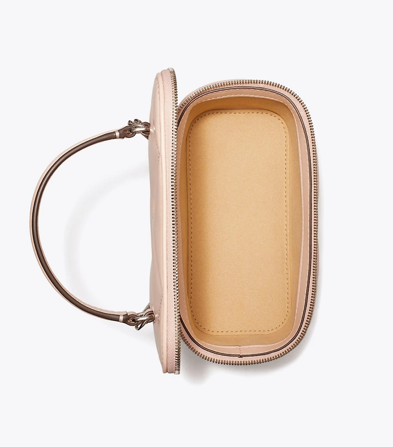 Kira Diamond Quilt Vanity Case