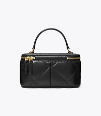 Kira Diamond Quilt Vanity Case