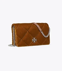Kira Diamond Quilt Velvet Crossbody