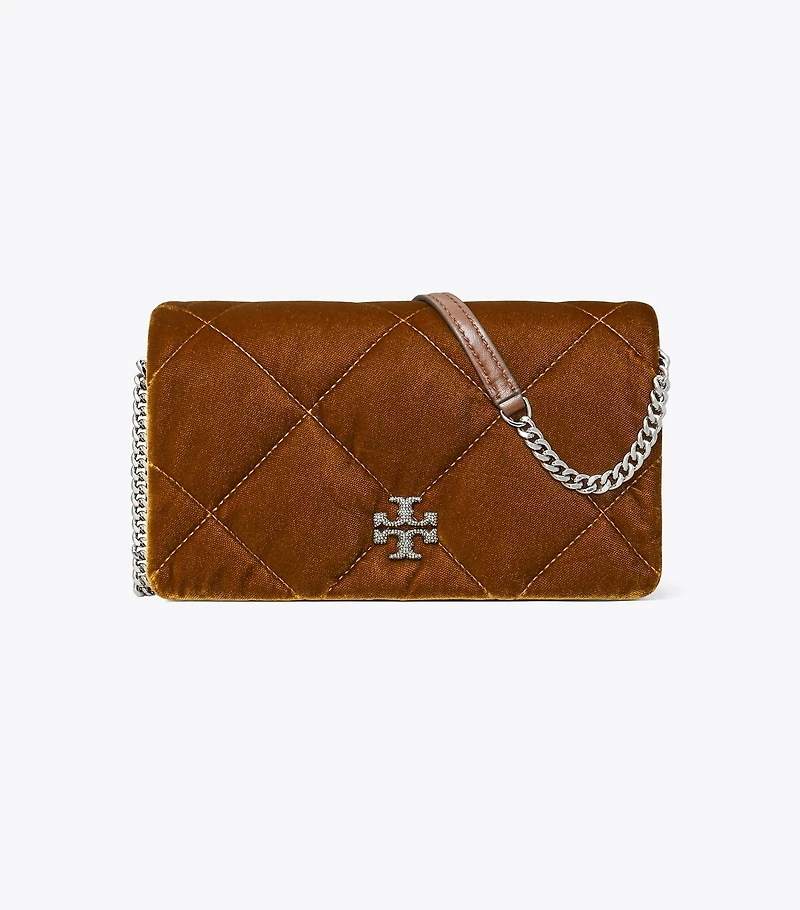 Kira Diamond Quilt Velvet Crossbody