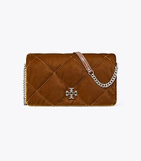 Kira Diamond Quilt Velvet Crossbody