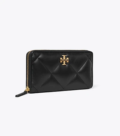 Kira Diamond Quilt Zip Continental Wallet
