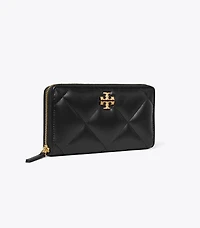 Kira Diamond Quilt Zip Continental Wallet