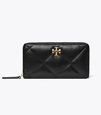 Kira Diamond Quilt Zip Continental Wallet