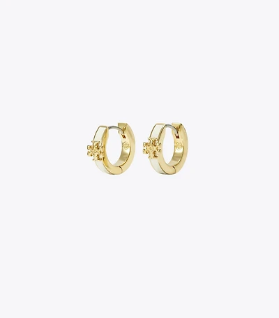 Kira Enamel Huggie Earrings