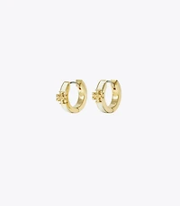 Kira Enamel Huggie Earrings