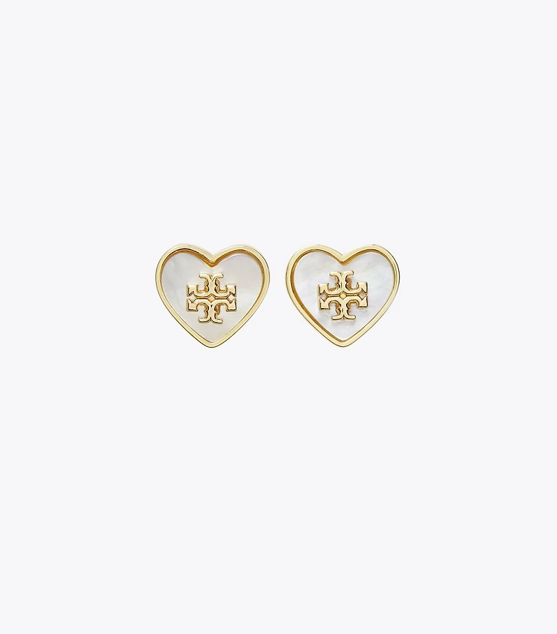 Kira Heart Stud Earrings