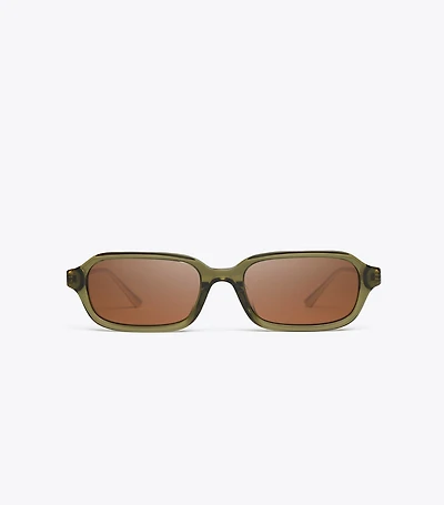 Kira Metal Rectangle Sunglasses