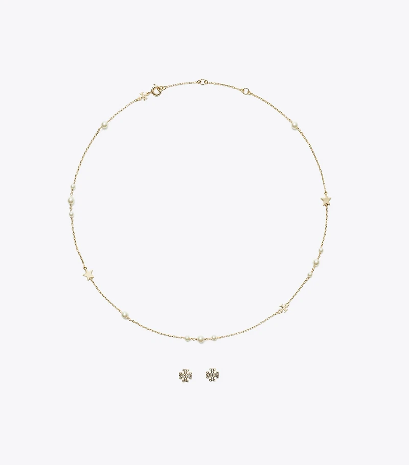 Kira Necklace And Stud Earring Gift Set