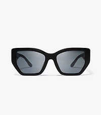 Kira Oversized Geometric Sunglasses